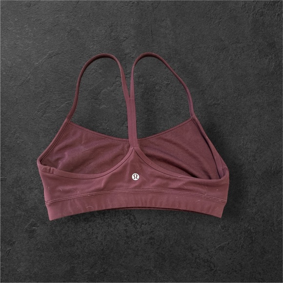 lululemon athletica Other - Lululemon Flow-Y Sports Bra Burgundy